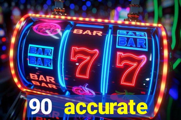 90 accurate football predictions